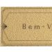 Tapete Capacho para Porta Vinil 30x70cm Bem Vindo Line