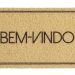 Tapete Capacho para Porta Vinil 30x70cm Bem Vindo Ornament