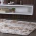 Tapete Fluffy para Sala 100% Poliester 140x200cm Beige Mescla