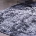 Tapete Fluffy para Sala 100% Poliester 140x200cm Cinza Mescla
