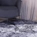 Tapete Fluffy para Sala 100% Poliester 140x200cm Cinza Mescla