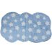 Tapete Quarto Infantil 60x100cm Azul Estrela