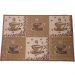 Tapete de Cozinha Colori Antiderrapante 40x60cm Coffe