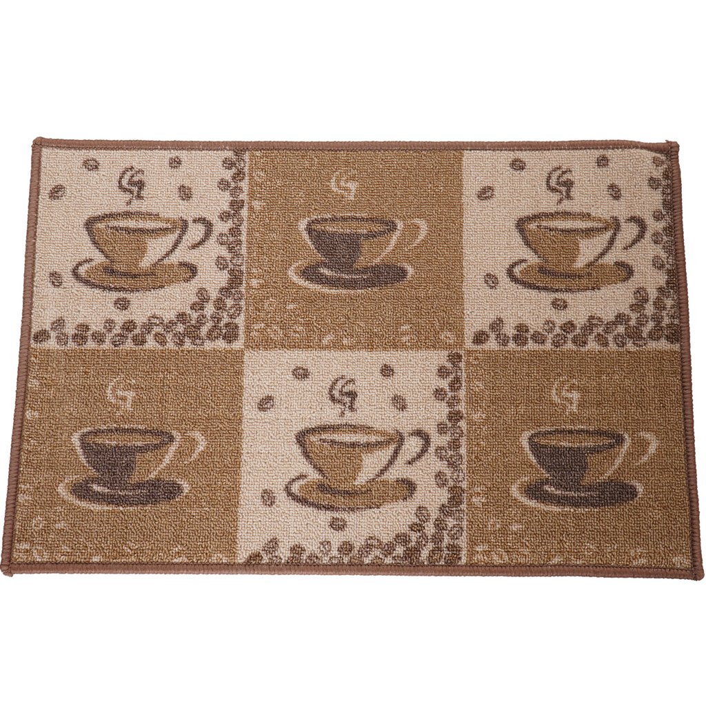 Tapete de Cozinha Colori Antiderrapante 40x60cm Coffe