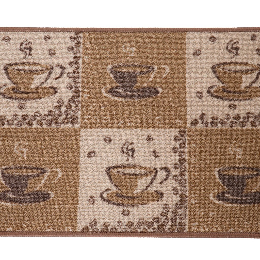 Tapete de Cozinha Colori Antiderrapante 40x60cm Coffe