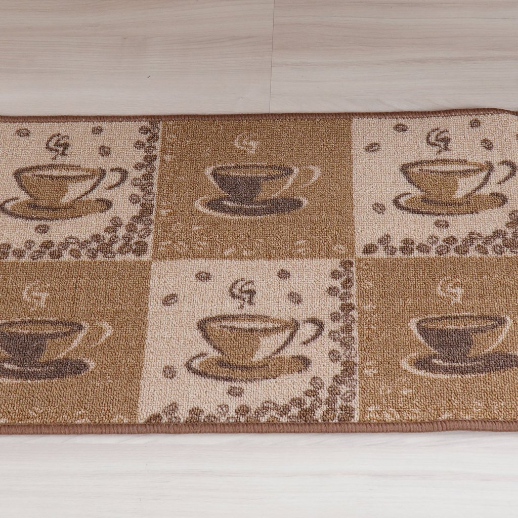 Tapete de Cozinha Colori Antiderrapante 40x60cm Coffe