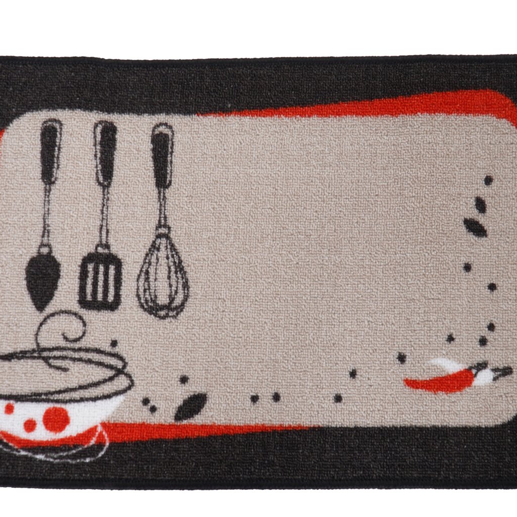 Tapete de Cozinha Colori Antiderrapante 40x60cm Utensílios