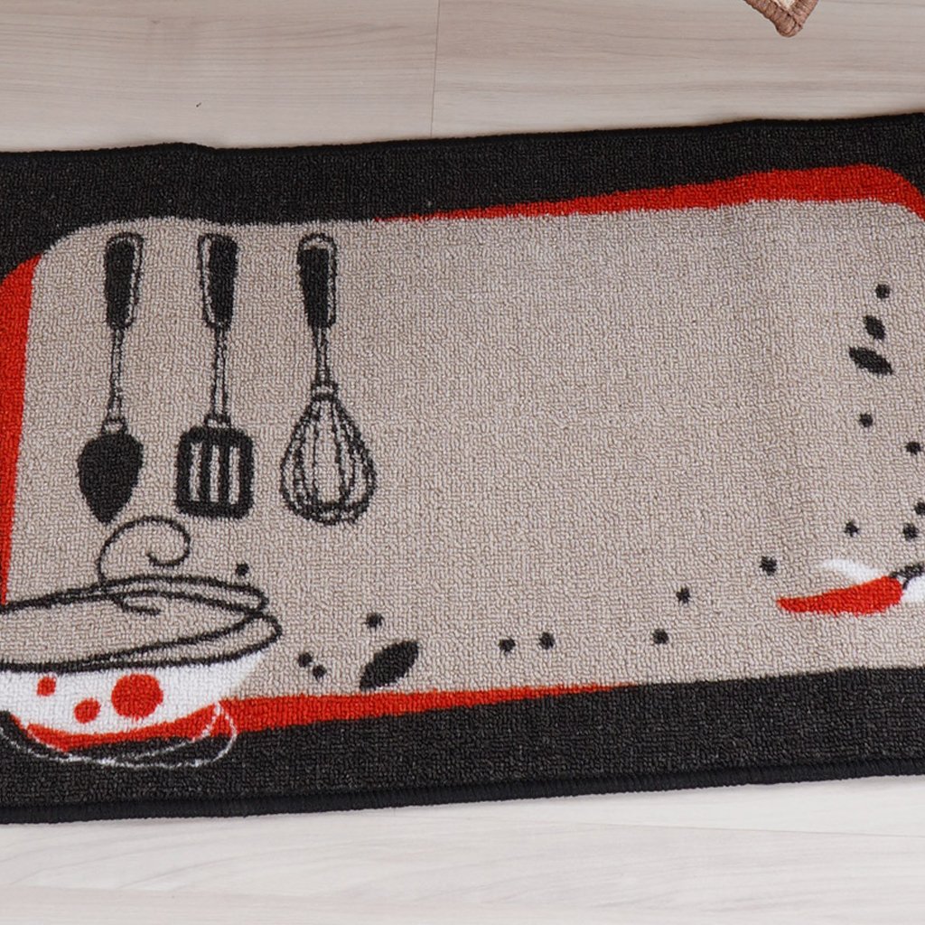Tapete de Cozinha Colori Antiderrapante 40x60cm Utensílios