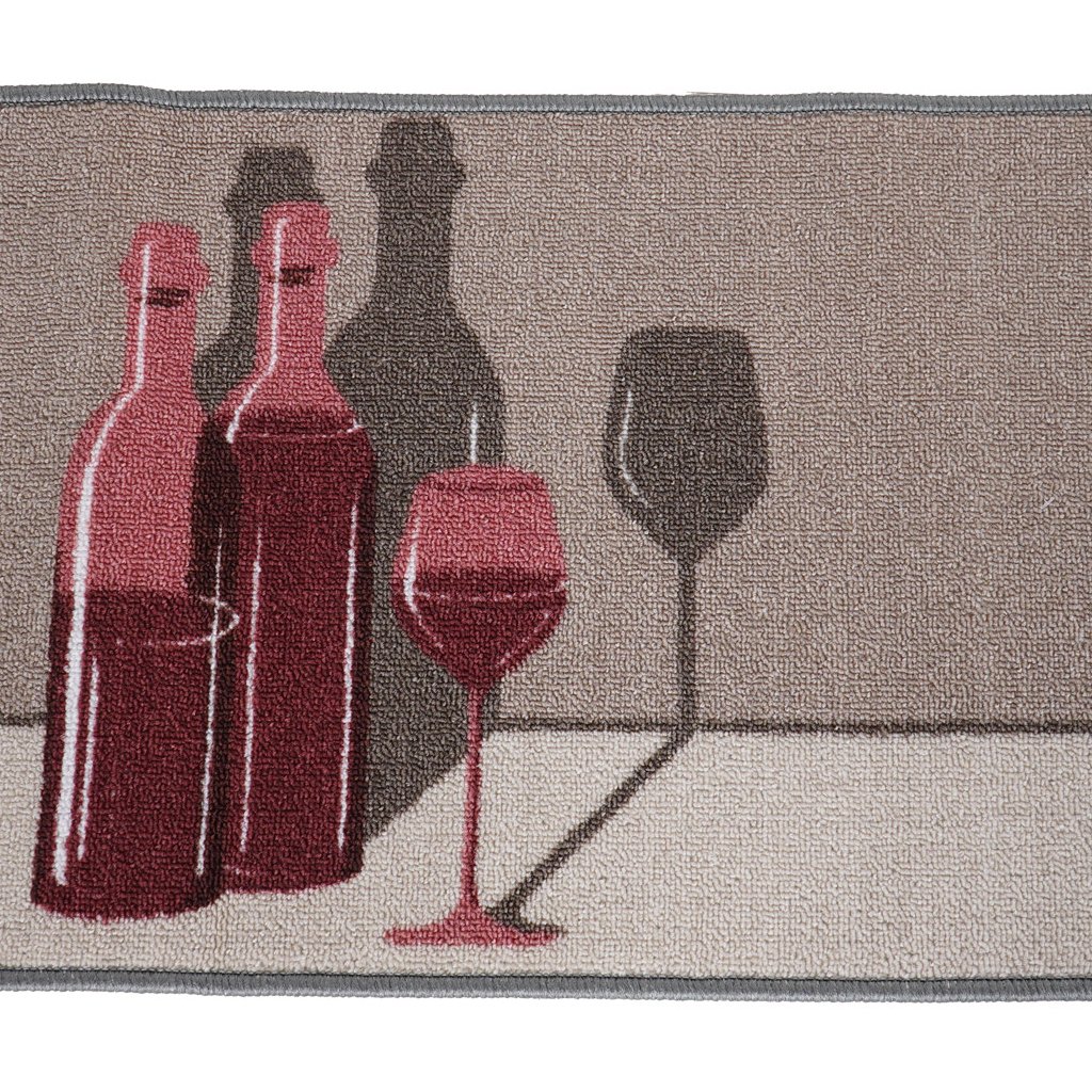 Tapete de Cozinha Colori Antiderrapante 40x60cm Wine