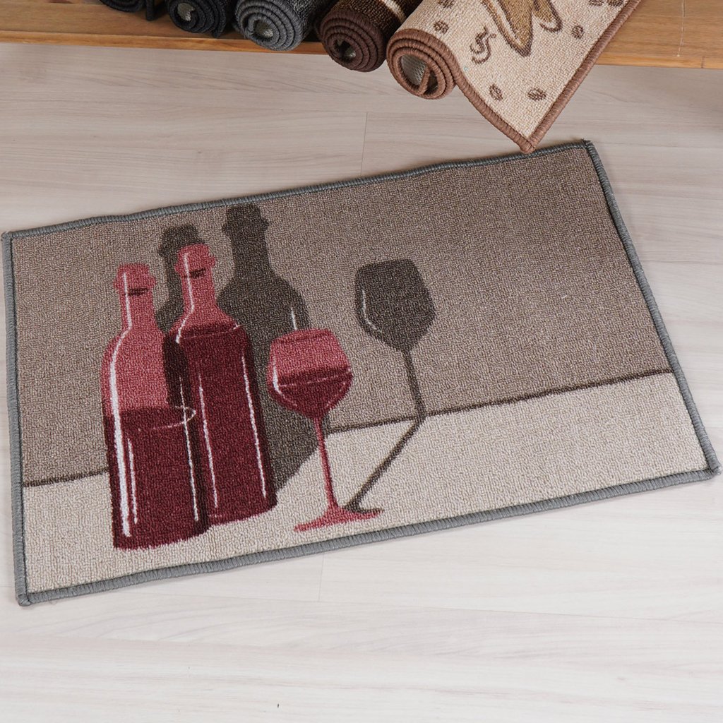 Tapete de Cozinha Colori Antiderrapante 40x60cm Wine