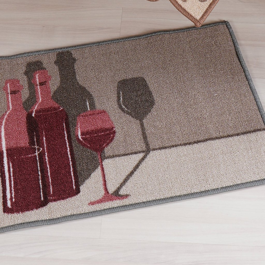Tapete de Cozinha Colori Antiderrapante 40x60cm Wine