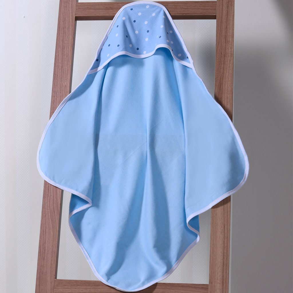 Toalha Capuz Bebê 70x70 Toque Aveludado Super Macia