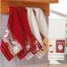 Toalha Lavabo Natalina Jacquard 30x45cm  Creme