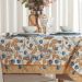 Toalha de Mesa Facile Repelente à Água 140x140cm Ardósia