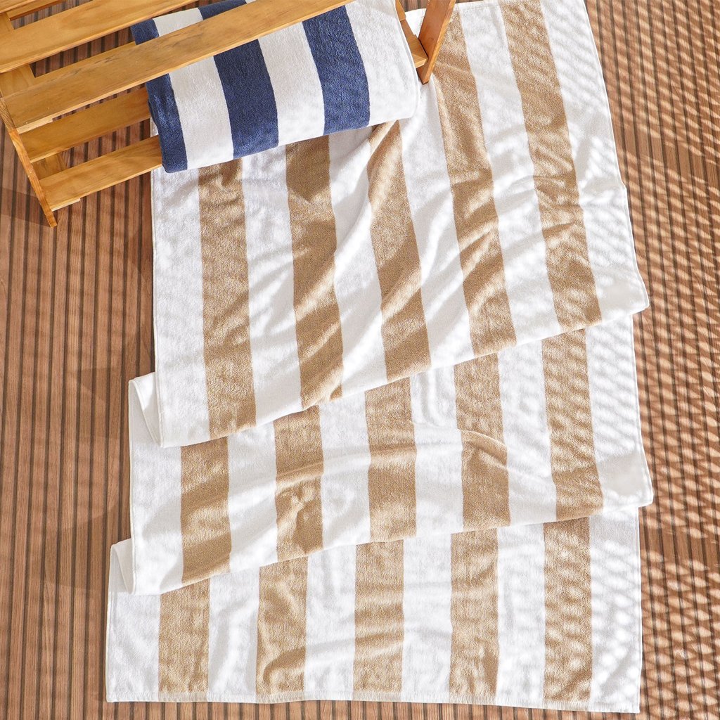 Toalha de Praia Grand Piscine Pro 86x160cm Bege
