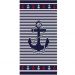 Toalha de Praia Microfibra Anti Areia New 70x140cm Anchor