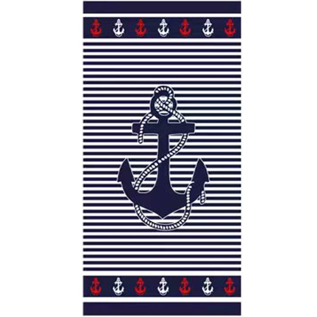 Toalha de Praia Microfibra Anti Areia New 70x140cm Anchor