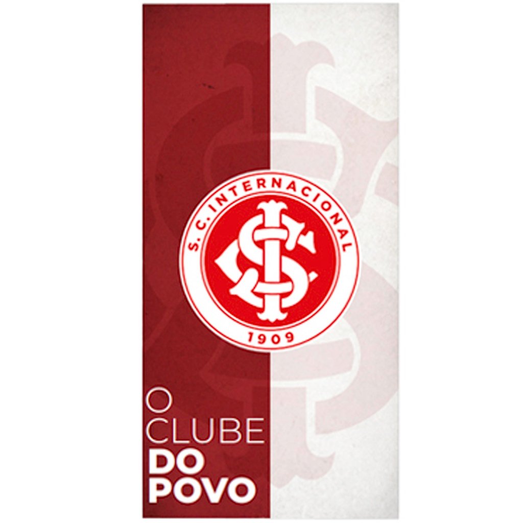 Toalha de Praia Times de Futebol Internacional 70x140cm O Club do Povo