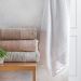 Toalha de Rosto Broderie 50x75cm 100% Algodão 400g/m² Branco/Lilás
