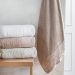 Toalha de Rosto Broderie 50x75cm 100% Algodão 400g/m² Marrom