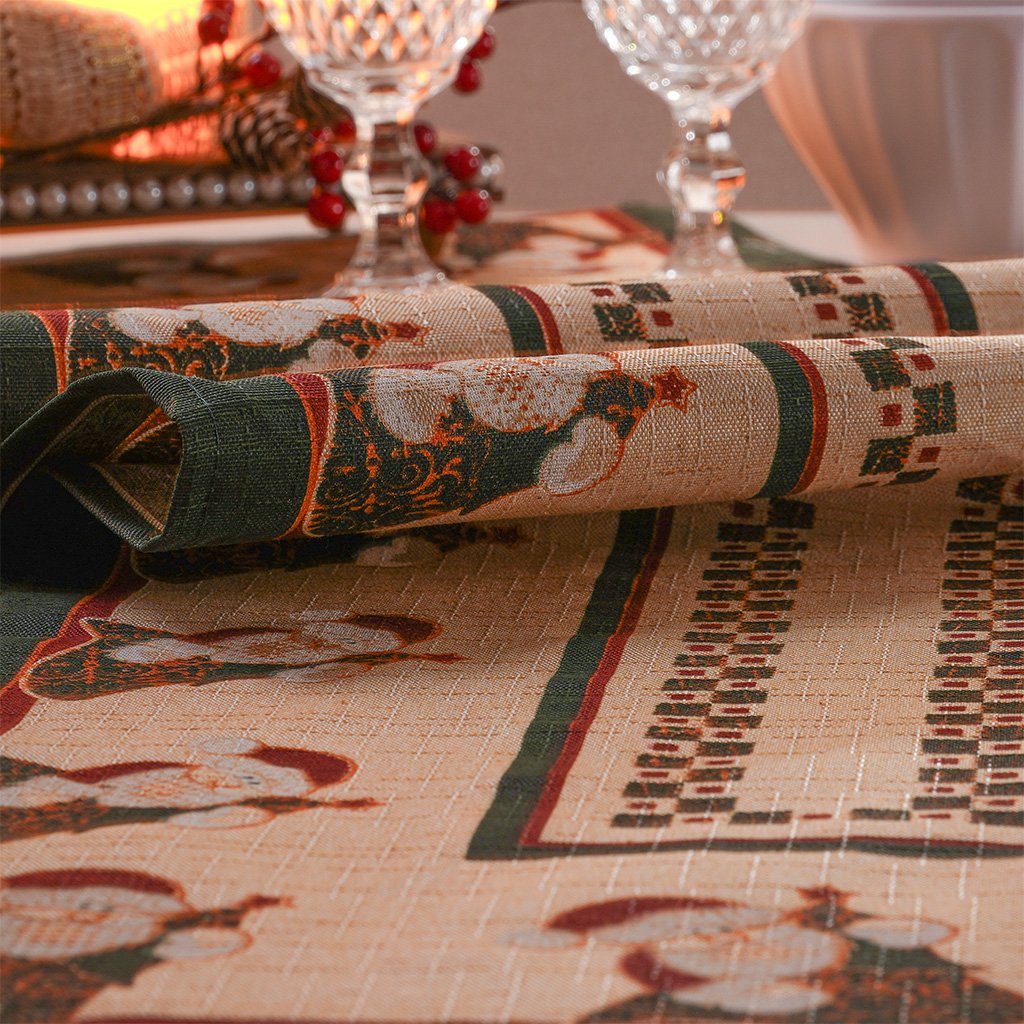 Trilho de Mesa Linhão Natalino 40x140cm Verde Papai Noel