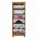 Armario Multiuso New Roma com 2 Portas e Chaves Cinamomo/Off White
