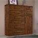 Cômoda 1 Porta 8 Gavetas Vitoria Plus Benetil Avelã