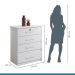 Cômoda 4 Gavetas Veneza Plus Benetil Branco