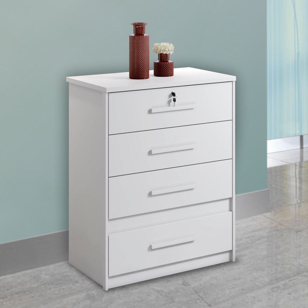 Cômoda 4 Gavetas Veneza Plus Benetil Branco