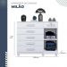 Cômoda Milão 1 Porta 6 Gavetas Benetil Branco