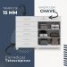 Cômoda Triunfo 2 Portas 8 Gavetas com Chave Benetil Branco