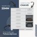 Cômoda Vitória 1 Porta 8 Gavetas com Chave Benetil Branco