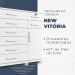 Cômoda Vitória 1 Porta 8 Gavetas com Chave Benetil Branco