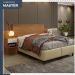 Cabeceira Casal Master Extensível com Mesa de Cabeceira Benetil Cinamomo Off White