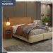 Cabeceira Casal Master Extensível com Mesa de Cabeceira Benetil Cinamono