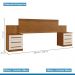 Cabeceira Imperio  Benetil Cinamomo/Off White