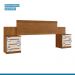 Cabeceira Imperio  Benetil Cinamomo/Off White