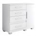 Comoda New Florença Quarto com 4 Gavetas e 1 Porta Branco