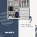Guarda Roupa 4 Portas 3 Gavetas Master Benetil Branco