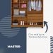 Guarda Roupa 4 Portas 3 Gavetas Master Benetil Cinamomo Off White