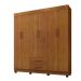 Guarda Roupa 6 Portas 2 Gavetas Copacabana Benetil Cinamomo
