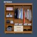 Guarda Roupa 6 Portas 2 Gavetas Copacabana Benetil Cinamomo Off White