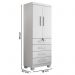 Guarda Roupa New Maia Quarto com 4 Gavetas e 2 Portas Branco
