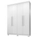 Guarda Roupa 4 Portas New Master Benetil Branco