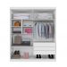 Guarda Roupa 4 Portas New Master Benetil Branco