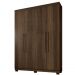 Guarda Roupa 4 Portas New Master Benetil Imbuia