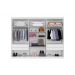 Guarda Roupa 6 Portas New Master Benetil Branco