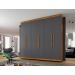 Guarda Roupa 6 Portas New Master Benetil Cinamomo/Platinum