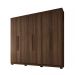 Guarda Roupa 6 Portas New Master Benetil Imbuia