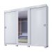 Guarda Roupa Casal 3 Portas 6 Gavetas Com Espelho Firenze Benetil Branco